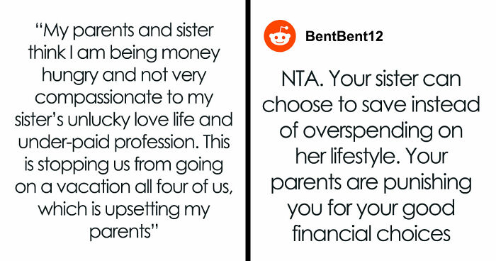 “[AITJ] For Turning Down A Family Vacation Because I Would Have To Pay And My Sister Wouldn’t?”