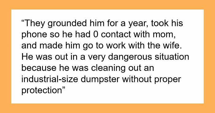 Guy Sides With Toxic Wife Who Bullies His Kids, Ends Up Hurting 14YO, Who Blocks Him For Good