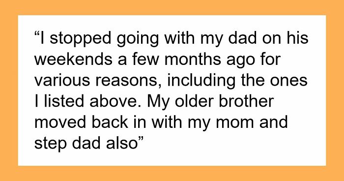 Guy Sides With Toxic Wife Who Bullies His Kids, Ends Up Hurting 14YO, Who Blocks Him For Good