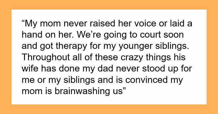 Guy Sides With Toxic Wife Who Bullies His Kids, Ends Up Hurting 14YO, Who Blocks Him For Good