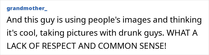 A screenshot from grandmother_ about a tourist showing the dark side of Japan, commenting on a lack of respect.