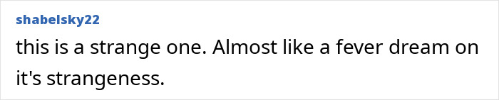 Comment describing strange feelings about missing girl story