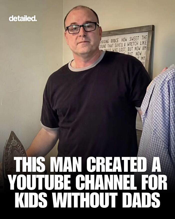 Man who created a YouTube channel for kids without dads