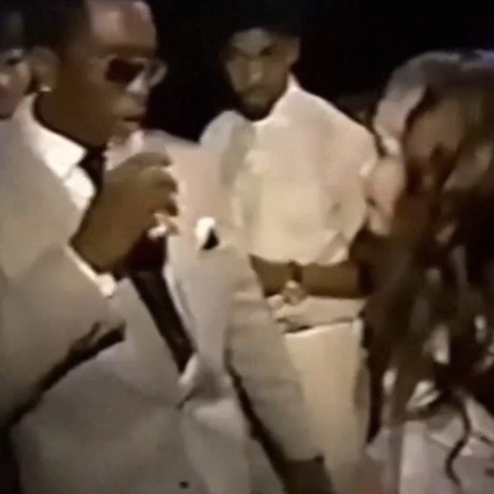 Diddy and other individuals with the Lilo & Stitch actress, showing a glimpse into their troubling history.