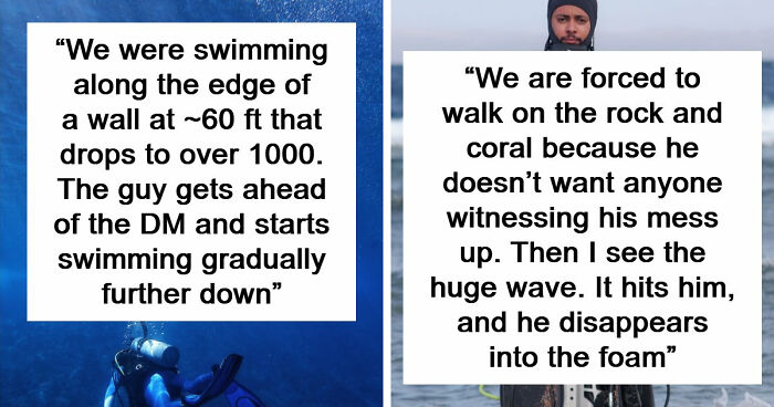 “The Grim Reaper”: 49 Diving Stories That Sound Like Scenes From A Horror Movie
