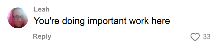 A supportive comment praising the important work being done regarding infuriating endometriosis studies.