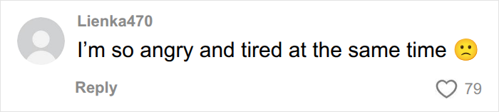 A comment showing a user feeling angry and tired about endometriosis studies.