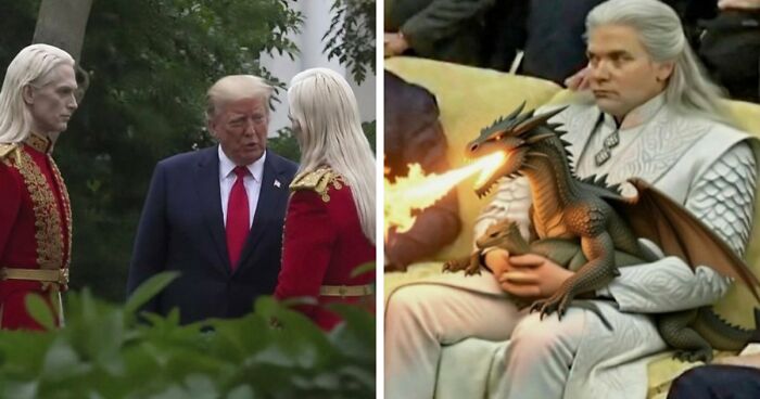 31 Most Creative Responses To Viral Photo Of Donald Trump With Mysterious Figures