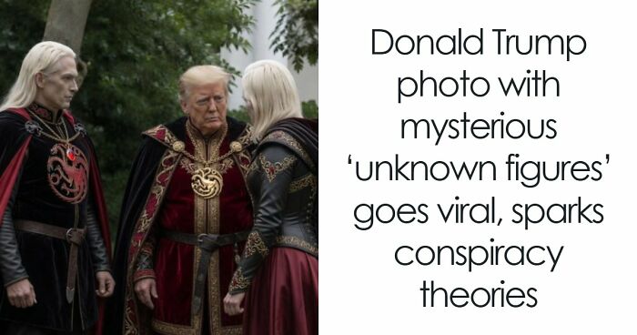 31 Most Creative Responses To Viral Photo Of Donald Trump With Mysterious Figures