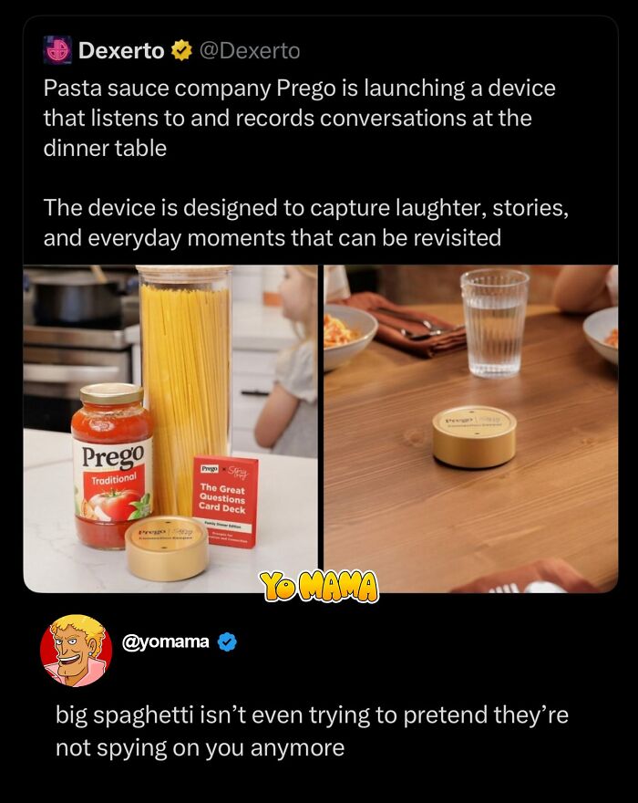 Prego pasta sauce launches device recording dinner table conversations