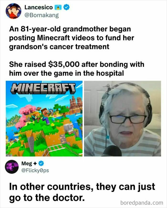 81-year-old grandmother raises funds for grandson cancer treatment via Minecraft