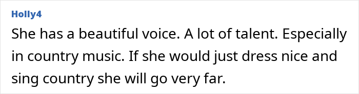 Comment praising Miley Cyrus's voice and potential in country music Comment praising Miley Cyrus's voice and potential in country music