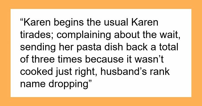 Entitled Army Wife Pulls The “Don’t You Know Who I AM?” Card On A Waitress, Gets A Humbling Reality Check