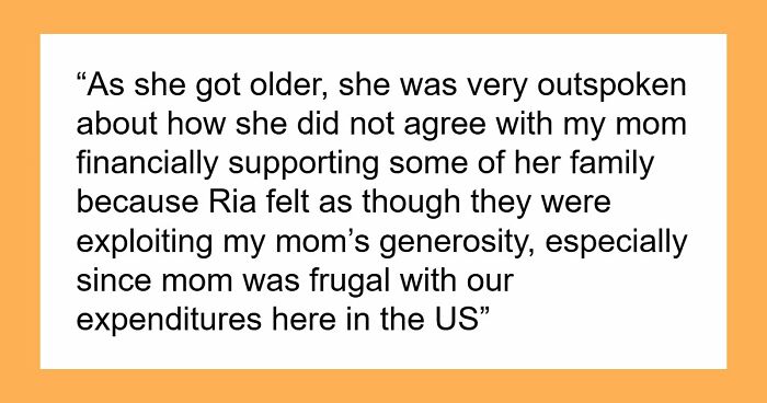 Niece Claps Back At Entitled Aunt By Cutting Off Financial Support, Aunt Realizes Mistake Too Late