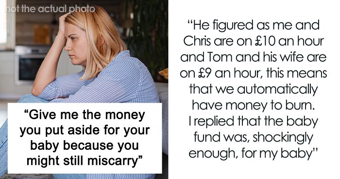 Woman Saves For Her Future Child For Years, Brother Thinks One Cruel Comment Will Get Him The Money
