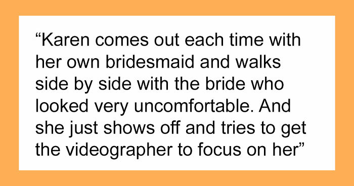 Bride’s Cousin Acted Like She’s The One Getting Married, Her Excuse Made Everyone Roll Their Eyes