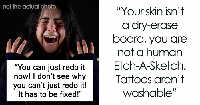 Woman Claims Tattoo Artist Ruined Her Ink, But The Reason Why Leaves The Whole Shop Stunned