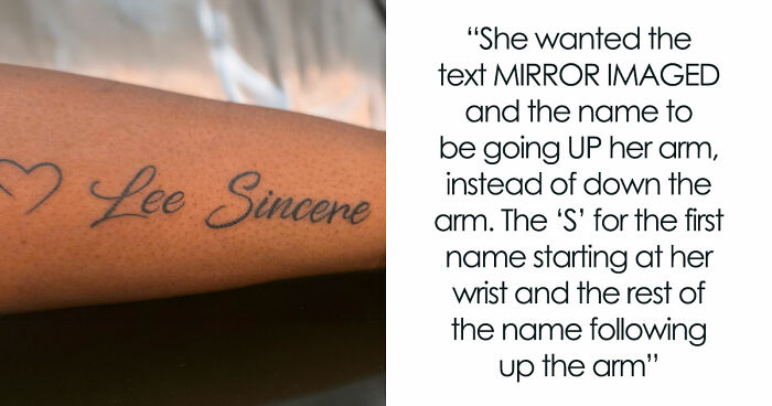 Woman Claims Tattoo Artist Ruined Her Ink, But The Reason Why Leaves The Whole Shop Stunned