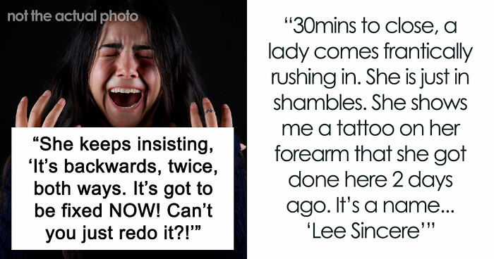 Woman Claims Tattoo Artist Ruined Her Ink, But The Reason Why Leaves The Whole Shop Stunned