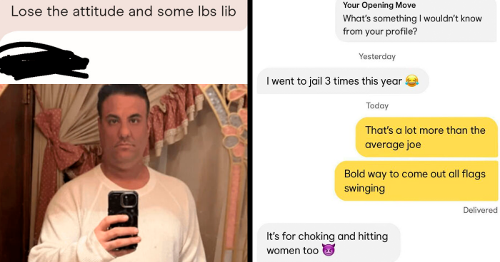 50 Screenshots From Dating Apps That Make You Question How They Still Exist