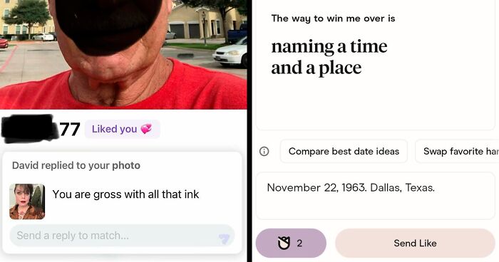 50 Screenshots From Dating Apps That Make You Question How They Still Exist