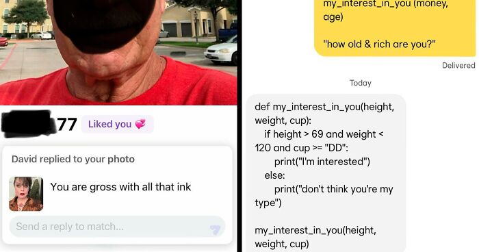 50 Screenshots From Dating Apps That Make You Question How They Still Exist