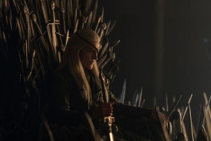 House of the Dragon season 3 premiere: A character with an eye patch sits on the Iron Throne, igniting boycott threats. House of the Dragon season 3 premiere: A character with an eye patch sits on the Iron Throne, igniting boycott threats.