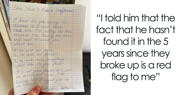 Woman Finds Boyfriend’s Ex’s Warning Note Hidden In His House, Realizes She Might Be Right