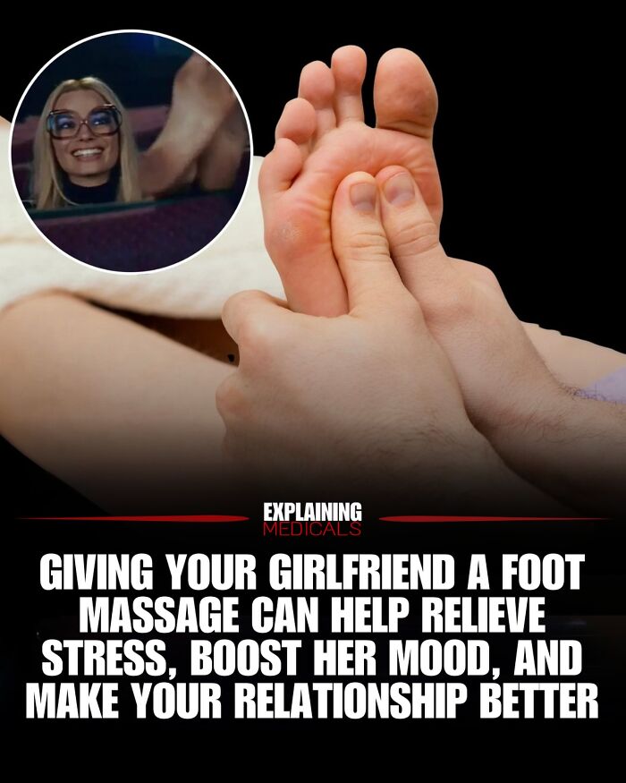 Foot massage to relieve stress and boost mood in relationships