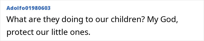 A comment about protecting children, reflecting the story of a biker finding a baby crawling out at night.