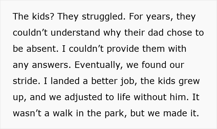 Dad Ghosts Wife And 3 Kids For Nearly A Decade, Comes Back Expecting A Reunion Instead Of Reality Dad Ghosts Wife And 3 Kids For Nearly A Decade, Comes Back Expecting A Reunion Instead Of Reality