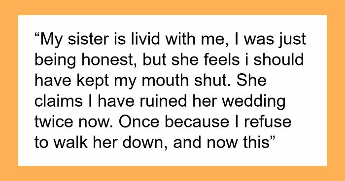 “AITA For Telling My Family The Real Reason My Mother And I Are Not Attending My Sister’s Wedding?”