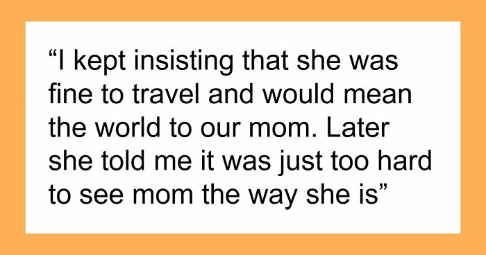 “AITA For Telling My Family The Real Reason My Mother And I Are Not Attending My Sister’s Wedding?”