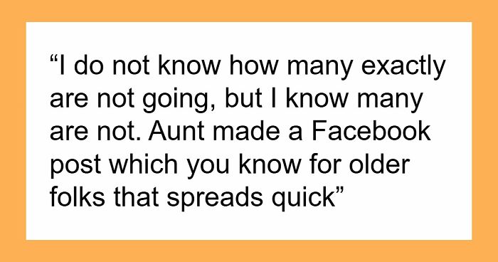 “AITA For Telling My Family The Real Reason My Mother And I Are Not Attending My Sister’s Wedding?”