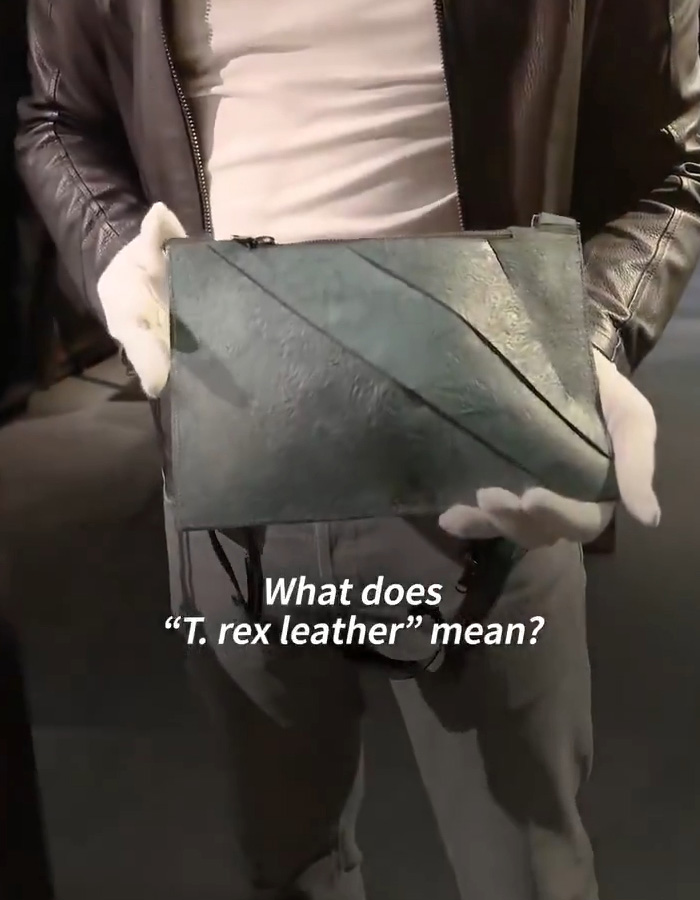 A Fashion Label Claims To Have Lab-Grown A "T-Rex Leather" Handbag But Now They Can't Find Anyone To Buy It A Fashion Label Claims To Have Lab-Grown A "T-Rex Leather" Handbag But Now They Can't Find Anyone To Buy It