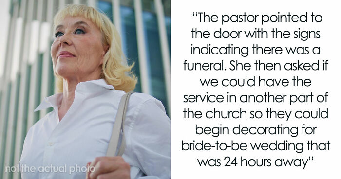 Woman Crashes Memorial Service To Decorate For Wedding, Has A Meltdown When Pastor Shuts Her Down