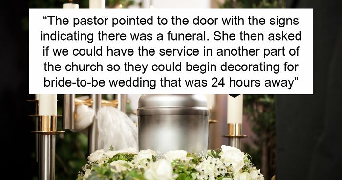 Woman Crashes Memorial Service To Decorate For Wedding, Has A Meltdown When Pastor Shuts Her Down