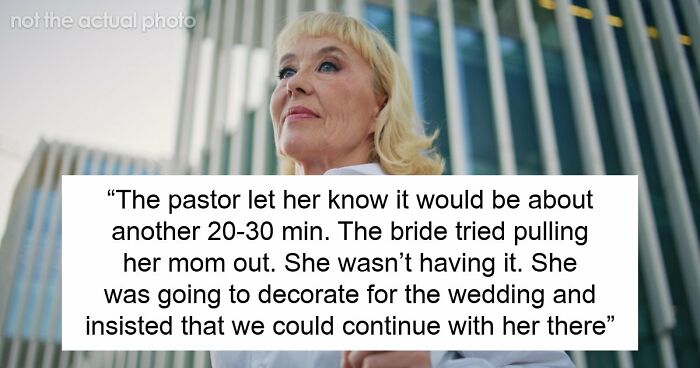 Woman Crashes Memorial Service To Decorate For Wedding, Has A Meltdown When Pastor Shuts Her Down