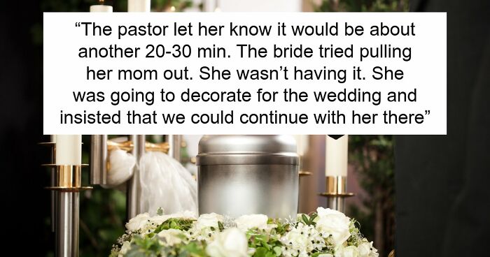 Woman Crashes Memorial Service To Decorate For Wedding, Has A Meltdown When Pastor Shuts Her Down