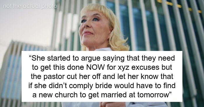 Woman Crashes Memorial Service To Decorate For Wedding, Has A Meltdown When Pastor Shuts Her Down