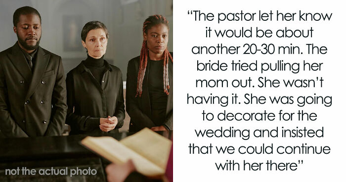 Woman Crashes Memorial Service To Decorate For Wedding, Has A Meltdown When Pastor Shuts Her Down