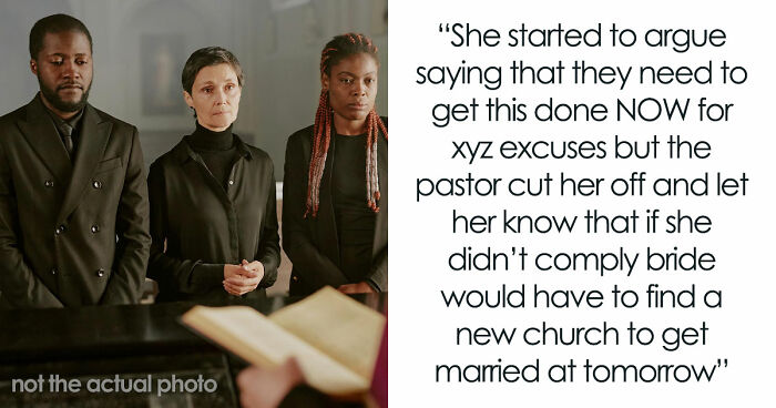 Woman Crashes Memorial Service To Decorate For Wedding, Has A Meltdown When Pastor Shuts Her Down