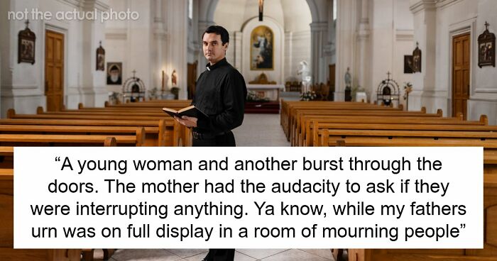 Woman Crashes Memorial Service To Decorate For Wedding, Has A Meltdown When Pastor Shuts Her Down