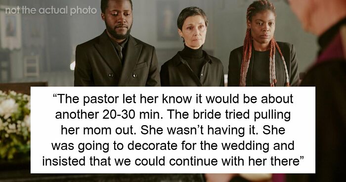 Woman Crashes Memorial Service To Decorate For Wedding, Has A Meltdown When Pastor Shuts Her Down