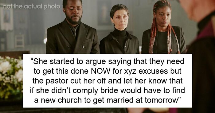 Woman Crashes Memorial Service To Decorate For Wedding, Has A Meltdown When Pastor Shuts Her Down