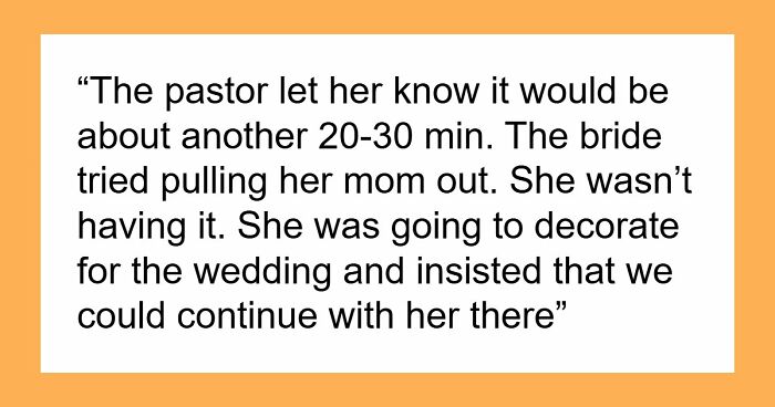 Woman Crashes Memorial Service To Decorate For Wedding, Has A Meltdown When Pastor Shuts Her Down