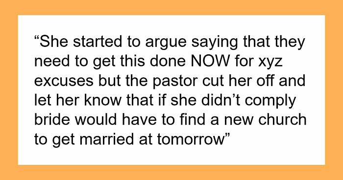Woman Crashes Memorial Service To Decorate For Wedding, Has A Meltdown When Pastor Shuts Her Down