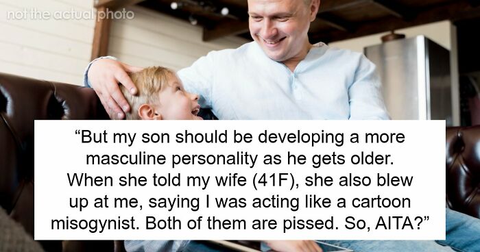 Misogynist Dad Gets Slammed By Fam For Criticizing Feminine Son And Enforcing Rigid Stereotypes