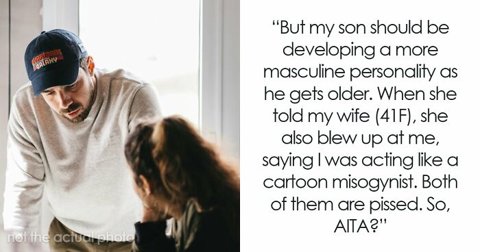 Misogynist Dad Gets Slammed By Fam For Criticizing Feminine Son And Enforcing Rigid Stereotypes