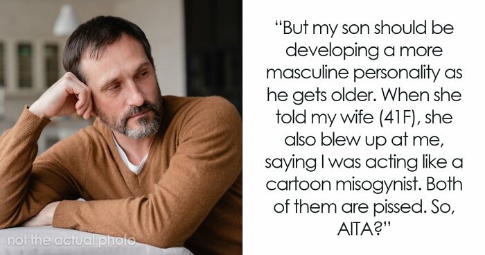 Misogynist Dad Gets Slammed By Fam For Criticizing Feminine Son And Enforcing Rigid Stereotypes